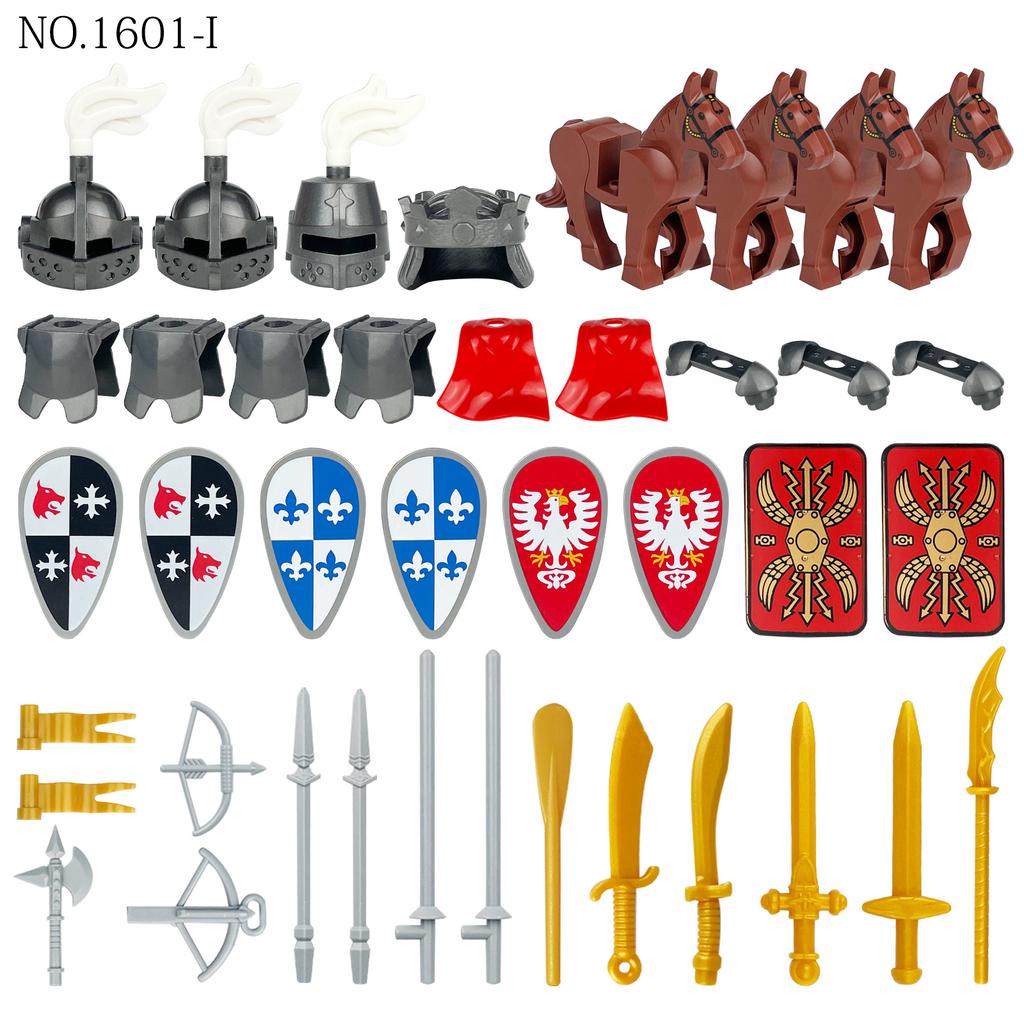 Medieval Knight Kit Accessories Parts Children's Building Block Toy