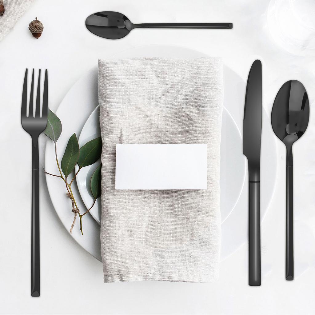 Přenosná sada příborů z nerezové oceli s vysokou tvrdostí s krabicí na nádobí odolná proti korozi