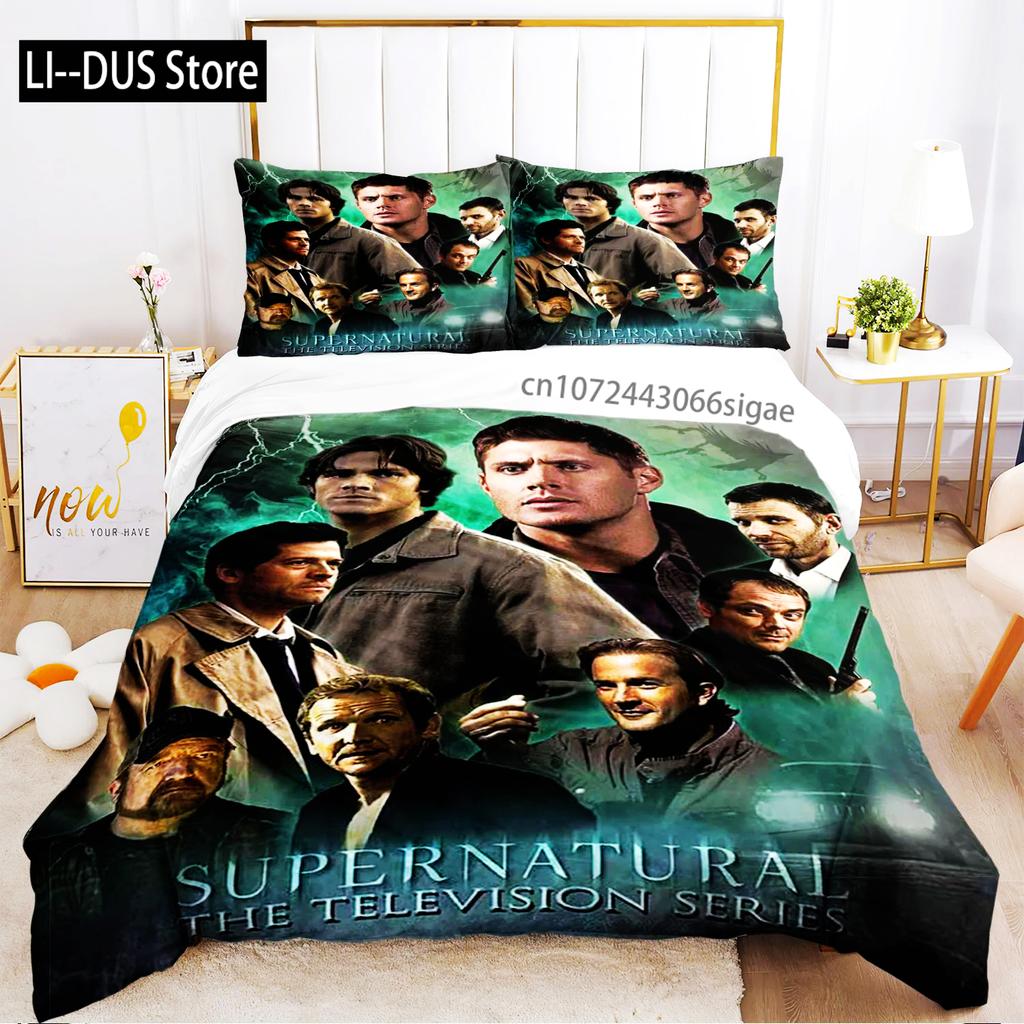 2024 Personality Supernaturalbed Sheet Duvet Pillowcase Bed Sheet Three Piece Bedding Soft Quilt