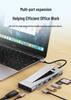 M.2 SSD Enclosure Dock with Type-C Hub 3.2, 10G Multi-Port Docking