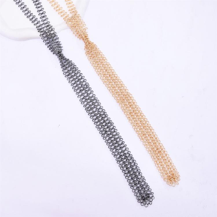 Exaggerated Choker Necklace Party Tie for Women Teens Punk Theme Neckwear for Casual Outing Special Occasion Neckpiece