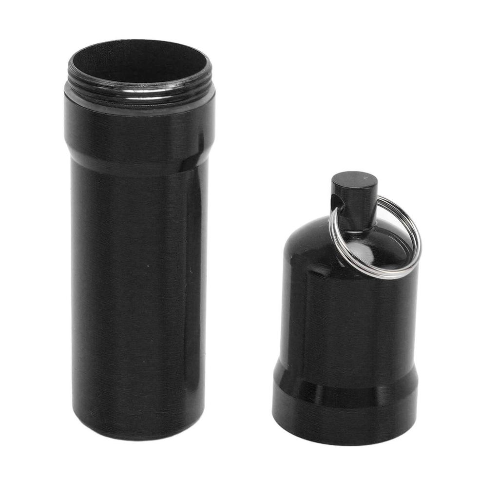 Metall-Aufbewahrungsrohr Aluminiumlegierung Wasserdichtes Rohrbehälter für Outdoor-Camping-Reisen