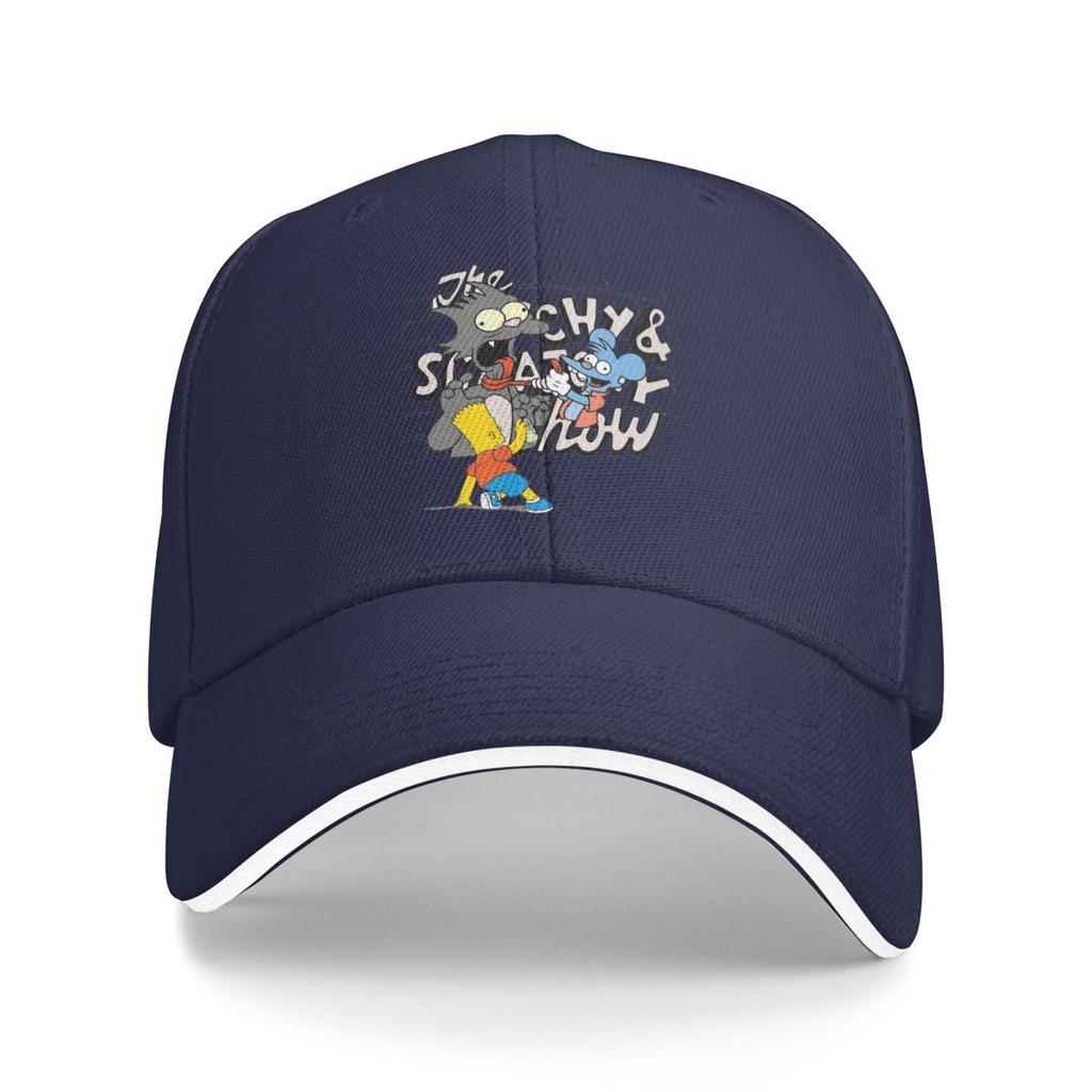Unisex Baseball Hats The Itchy And Scratchy Show Cartoon Animation Streetwear Sports Baseball Caps Hip Hop Cap Casquette Hats