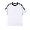2026 Men's Fashion Double Yarn Cotton Short Sleeve Drop Shoulder T-shirt - Casual Sports Top