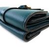 Pristine Chloe Tri-fold wallet Alphabet Trifold green leather CHC21WP718F573L3 Used