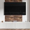 Set of Vinyl Tiles with Pattern for Living Room Self-Adhesive Natural Wood Grain 6X60X30 Cm