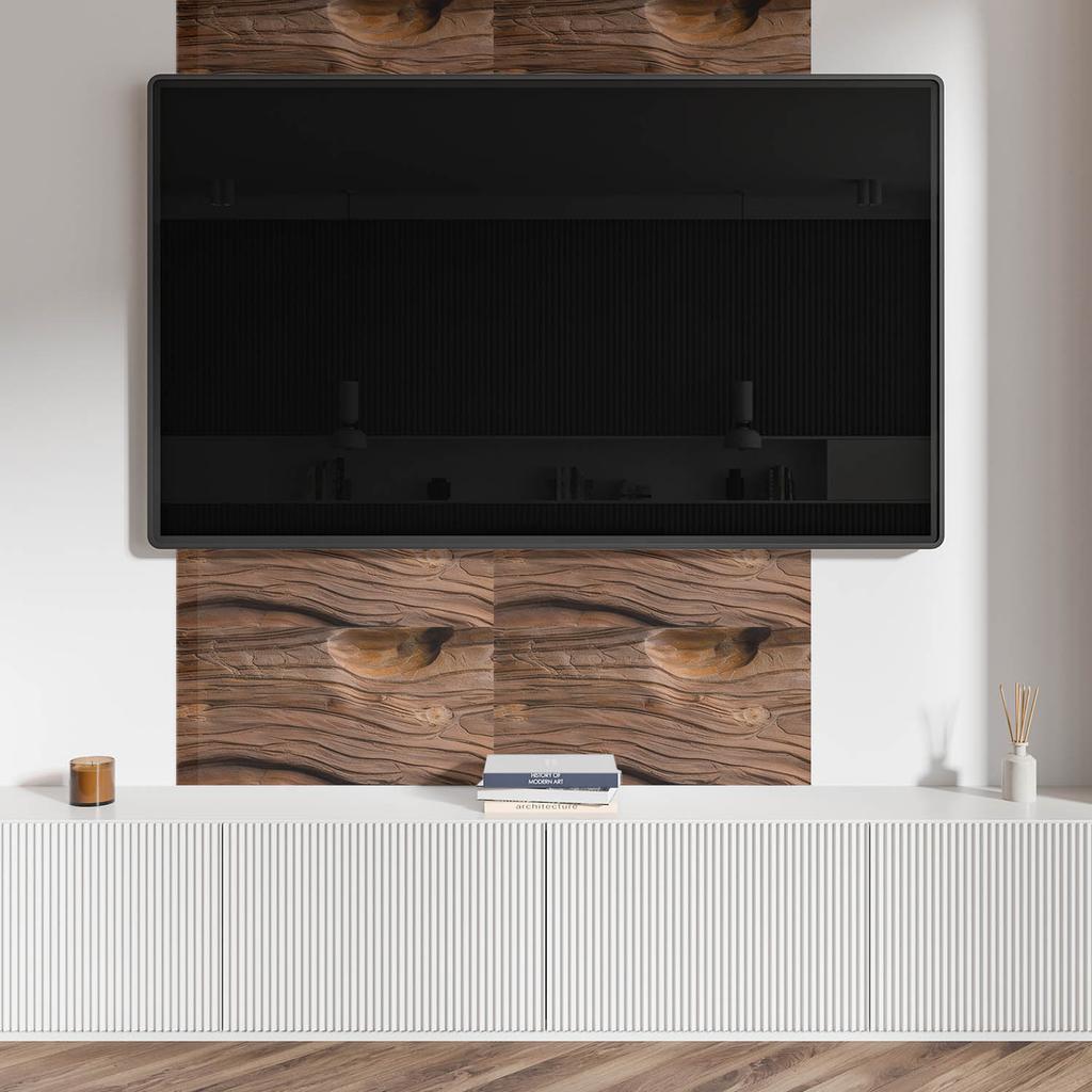 Set of Vinyl Tiles with Pattern for Living Room Self-Adhesive Natural Wood Grain 6X60X30 Cm