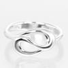 TIFFANY&Co. Open Wave Ring Silver925 #4.9(US Size) 3g Women Used