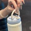 Shangqi Pink Cat Insulated Straw Bottle