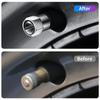 2025 Hot New For Nissan 4Pcs Fashion Metal Hexagonal Car Wheel Tire Valve Ventil Caps For Nissan Qashqai X J10 J11 Trail Tiida J