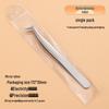 Eyelash Curler & Tweezers Set: Gold Feather Design for False Lashes and Extensions