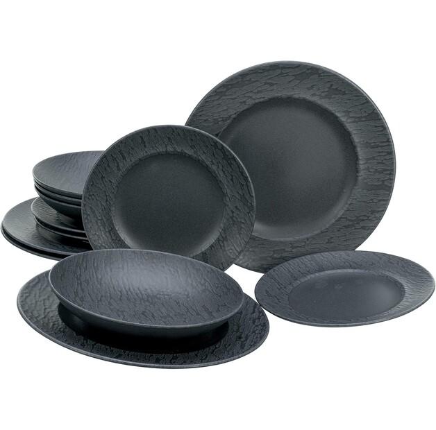 

Сервиз CreaTable Rondo из грифеля черный, 12 шт (33320)