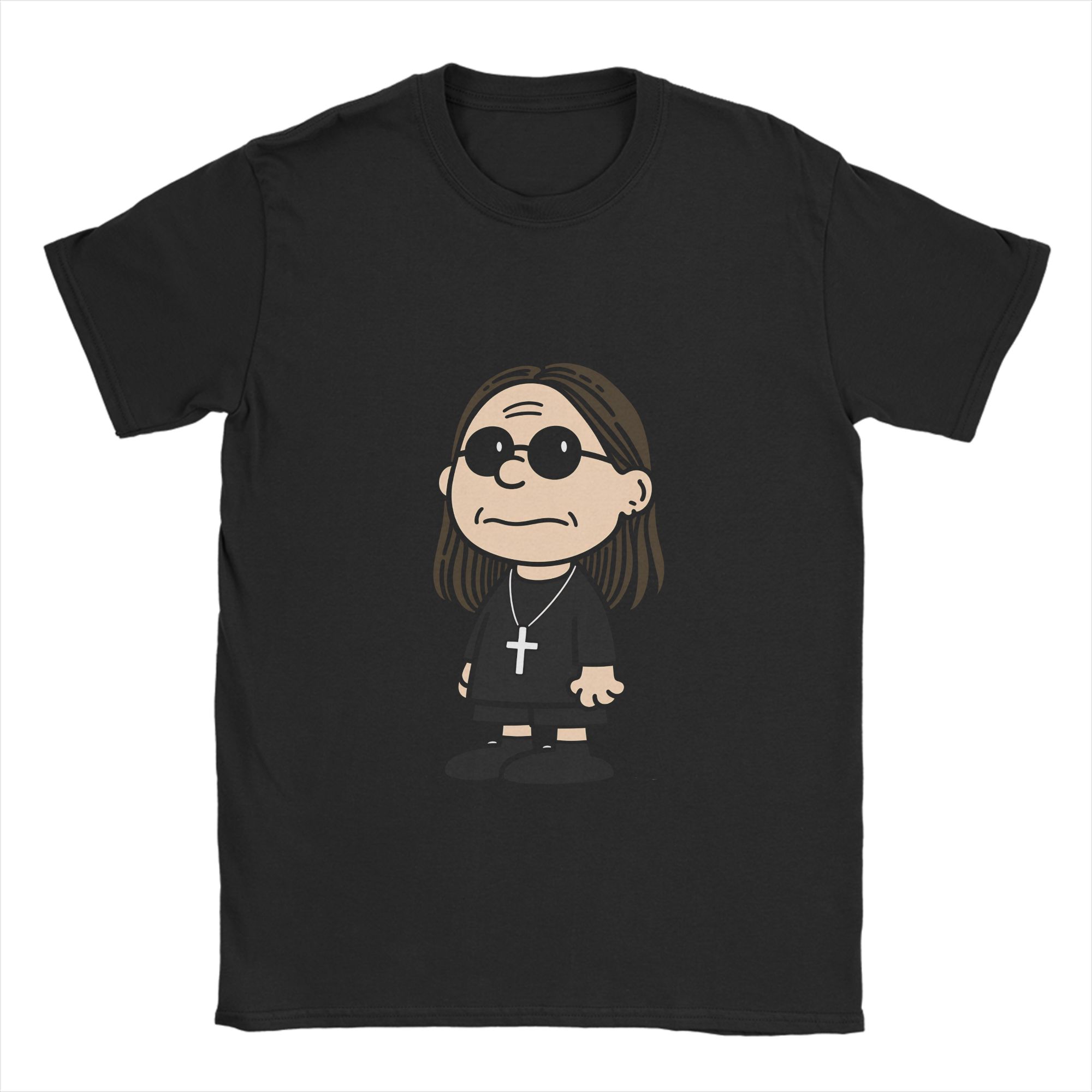 

Ozzy Osbournes T Shirt Summer Harajuku T Shirts Male 100% Cotton O Neck Oversized Tees Short-Sleeved Funny Tops - Men s Summ... S разноцветный