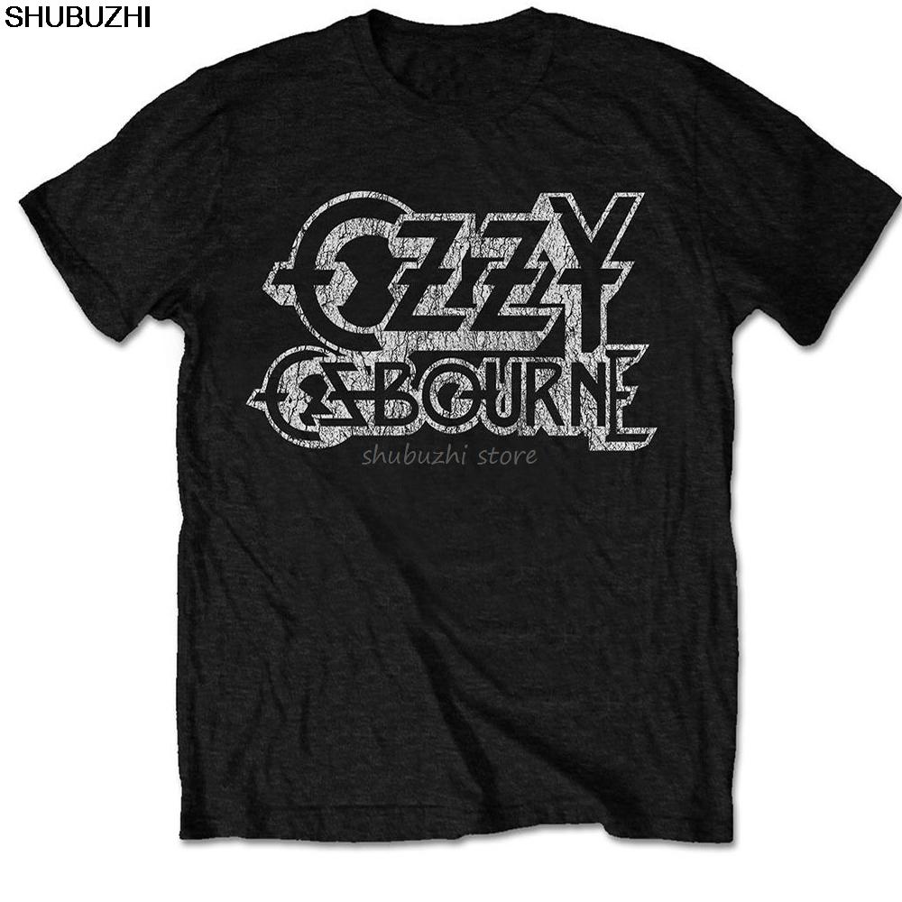 Ozzy Osbourne Vintage Logo TShirt Fashion Summer Paried T Shirts Top Tee Unisex T Shirt Great Quality Funny Unisex Cotton sbz1090 S