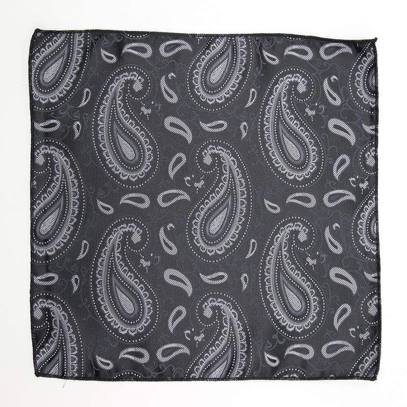 Square Scarf Suit Pocket Towel Wedding Groom Best Man Red Embroidery Business Square Scarf Pocket Towel