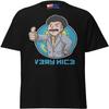 Next Cult Brand Borat Very Nice! Funny Meme T-Shirt - Kazakhstan-Inspired Cartoon Tee - Hilarious Casual Top for Comedy Fans