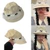 Handmade Bucket Hat Elegant Decorated Cloches Style for Women Party Simple Hat Cloche Lady Bucket Hat