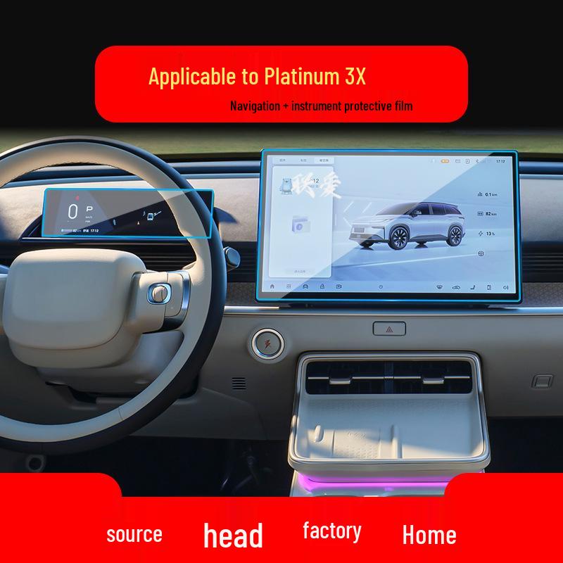 Gehärtete Schutzfolie für den Navigationsbildschirm der Mittelkonsole für Toyota bZ4X/bZ3 (Passend für 25 Modelle) - Schutzfilm
