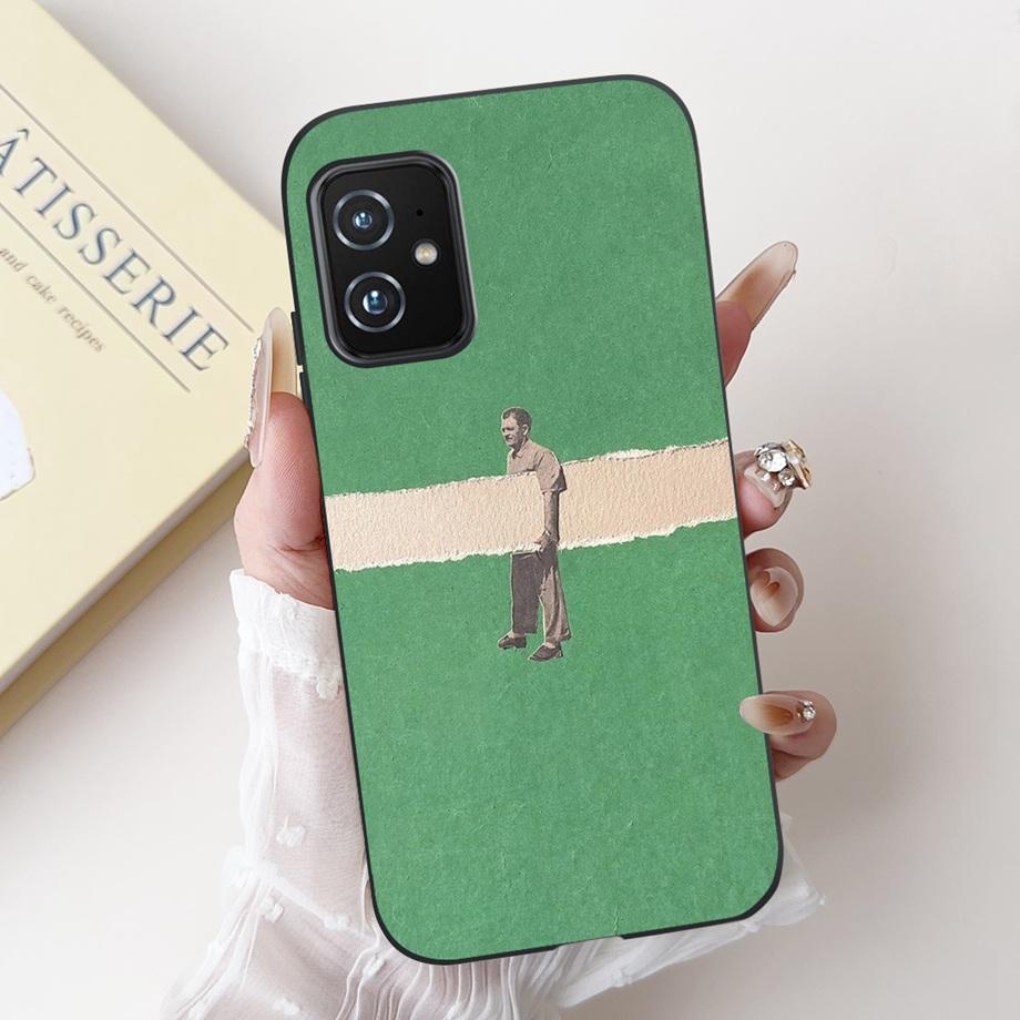 Per Custodia ASUS ZENFONE 8 ZS590KS Astronauta Drago Animali Cartoni Animati Stile Cool Silicone Morbido Copertura Nera per Telefono Per ASUS ZS590KS Borsa