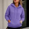 Women's Drawstring Hoodie Sweatshirt with Sleeves for Fall Winter