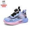 Girls' rotating buckle leather sneakers Spring and Autumn girls' running shoes Children's soft-soled dad shoes