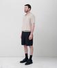 MANNERGRAM Upw Washable Cotton Polo Short Sleeve Knit Light Beige