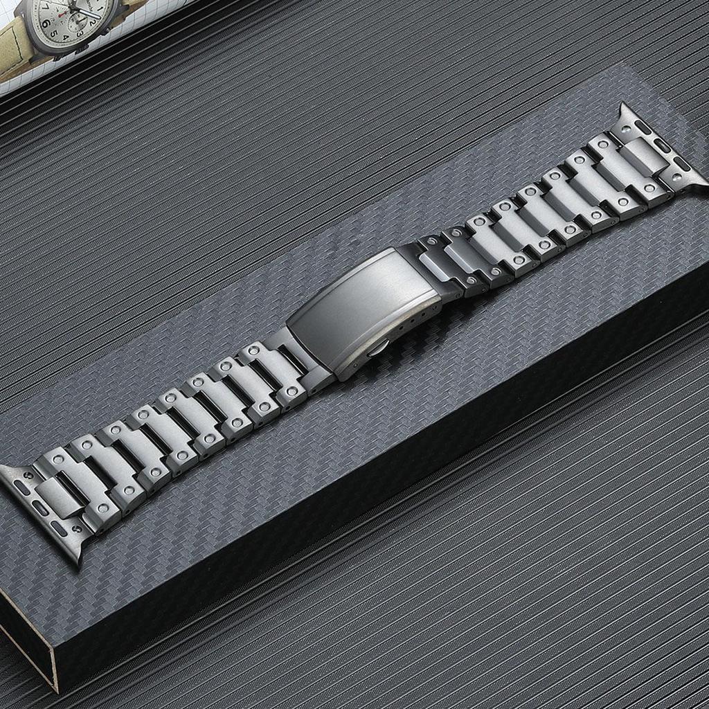 Armband aus Titanlegierung für Apple Watch Serie 8 7 6 4 3 5 se iWatch Ultra 49 mm 44/42/45 mm Metallarmband Armband
