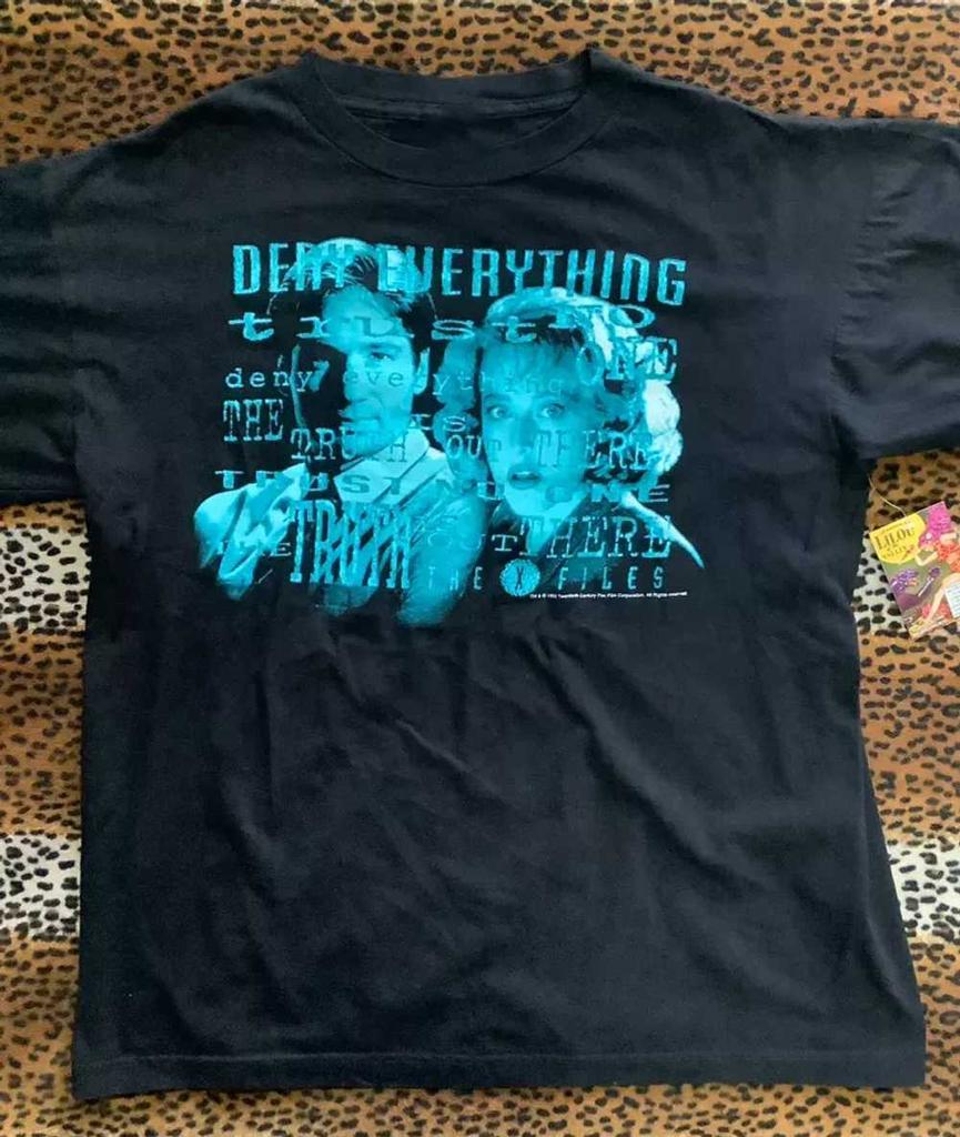 X-FiLes Deny Everything T-shirt Short sleeve Men Women D456