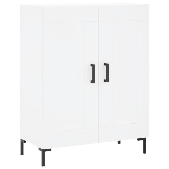 VidaXL Buffet blanc 69,5x34x90 cm bois d'ingénierie 830196