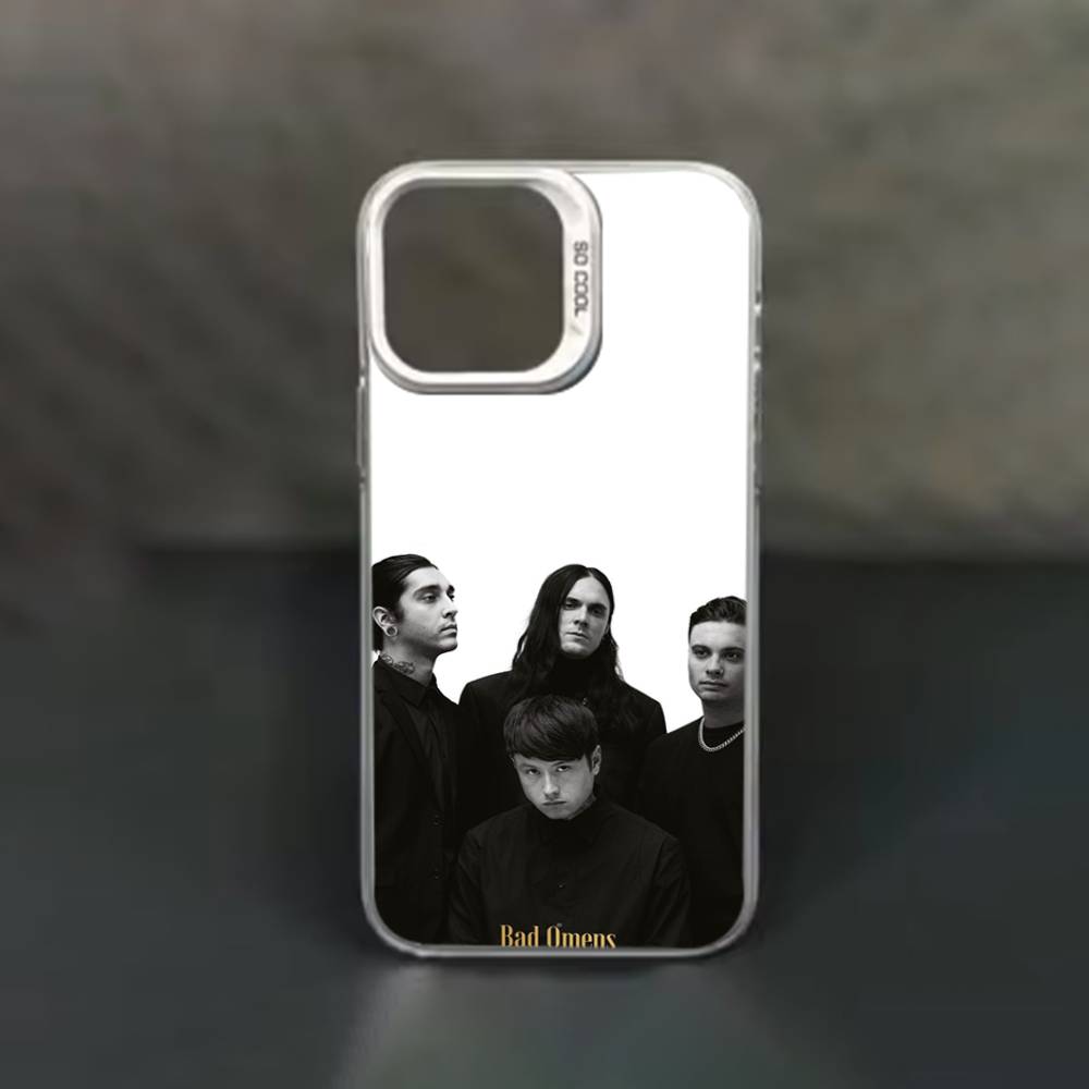 

Band O-Omems Phone Case For iPhone 17,16,15,14,13,12,11,Pro,Max,Plus,Mini,X,XS,XR,8,S,SE Soft Black Case iPhone15