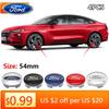 Samolepka na auto 2026 Ford Nová 2025 Horká 54mm 4ks Originální středové krytky kol auta Pokličky kol Dekorace pro Ford Focus MK2 Fiesta Mond