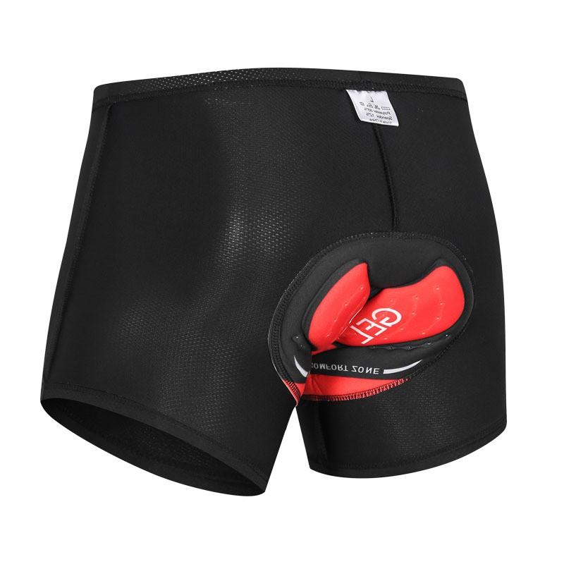 Unisex Cycling Shorts With Gel Pad Padding Road Mountain Bike Riding Breathable Compression Underwear