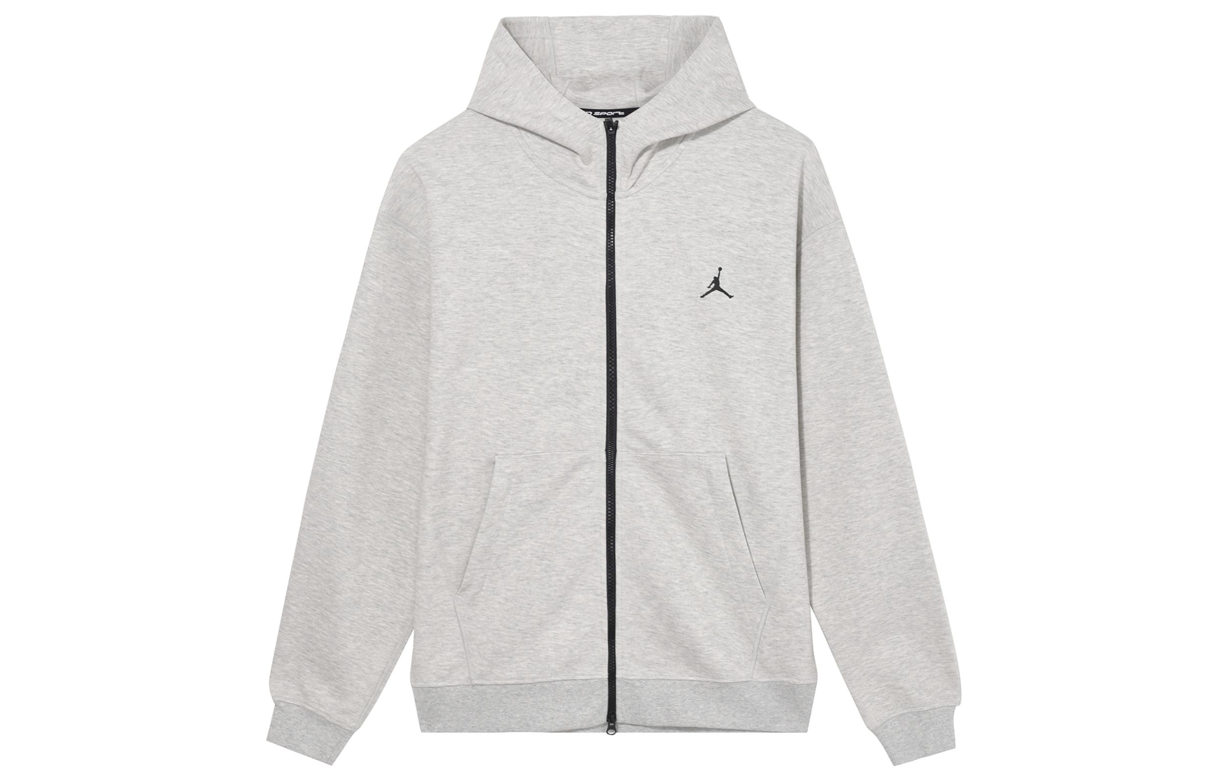 Мужская толстовка Jordan SportHOOP FW24 Dri FIT, меланжево-серая/черная, FV8603-050 L