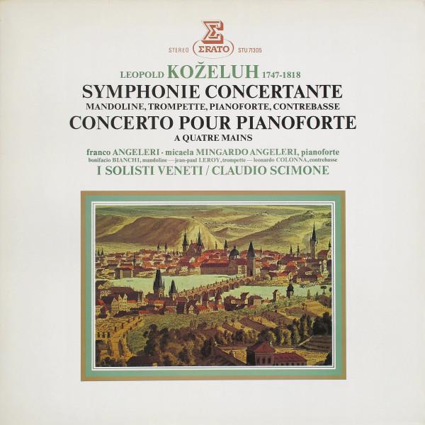 

LP Record LEOPOLD KOELUH I SOLISTI VENETI Symphonie Concertante Concerto Po STU71305 Erato 1980 France Classical Used