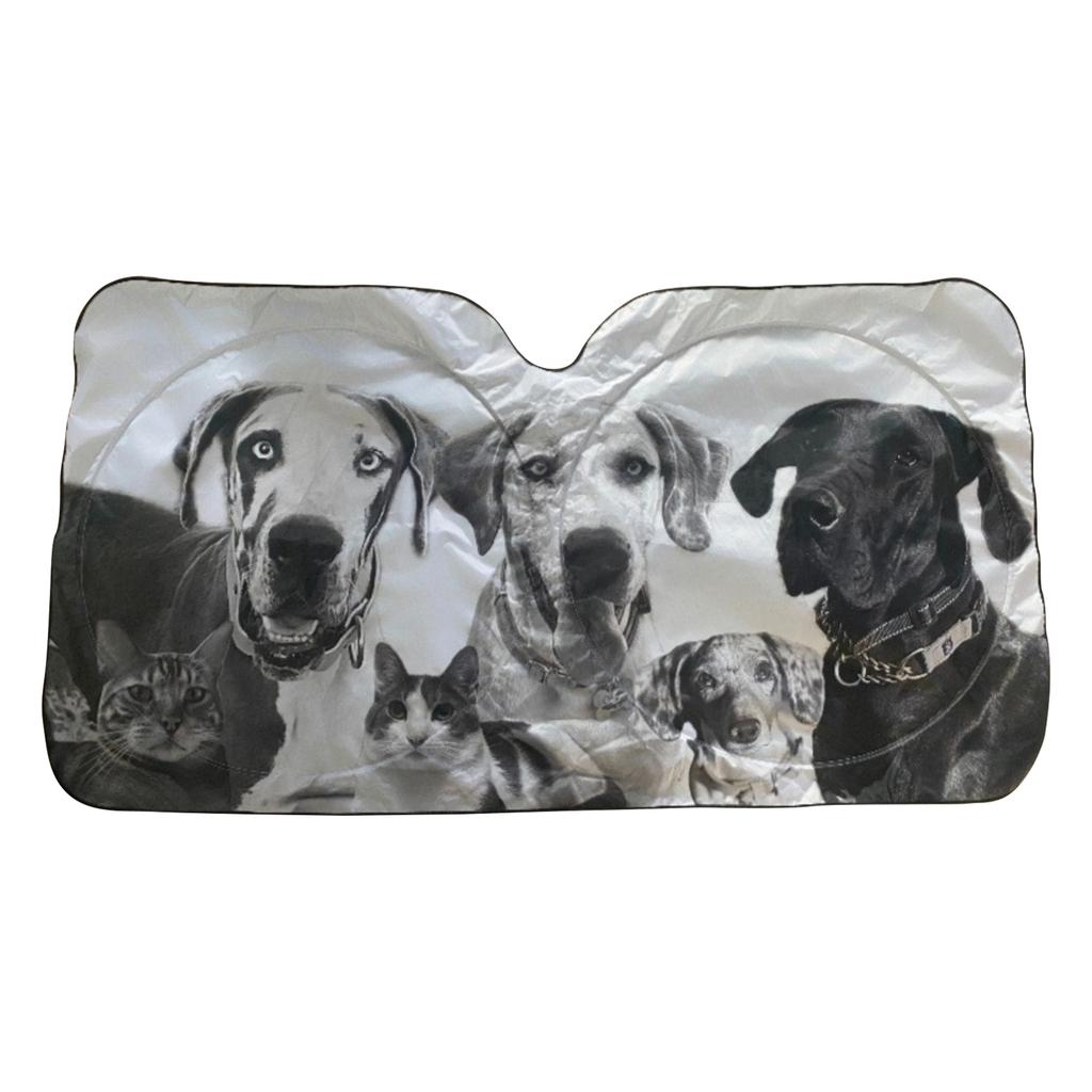 Personalisierte Kundenspezifische Bilder Auto Sonnenblende Vorne Verdickt Titan Auto Innenraum Wärmeisolierplatte Windschutzscheibe Sonne Wärmeisolierung