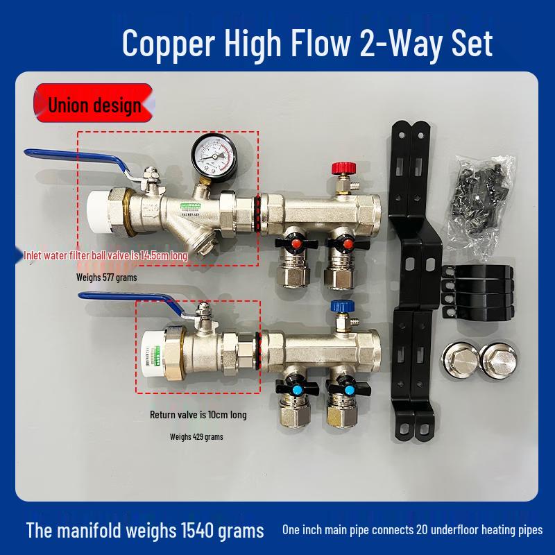 Tie Muyun Copper Floor Heating Manifold