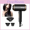 Professional Salon Negative Ionic Hair Dryer Powerful 4000w Electric Hot/cold In Black