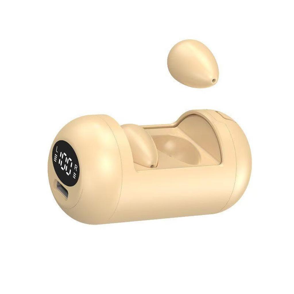 New Mini Sleep Bluetooth Translation Earphone Comfortable Wear Power Display in Ear Style Bluetooth Headphone Translator Earbuds