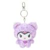 Hello Kitty Kuromi Leopard Print Bear Series Plush Doll Pendant Keychain Cartoon Backpack Plushs Pendant Toys Kid Gifts