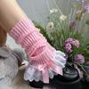 Lolita Winter Leg Warmers With Lace Trim For Girls Fashion And Comfort