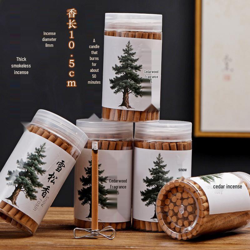 Sandalwood Cedar & Rose Lavender Scented Natural Incense Sticks for Home Aromatherapy Cedar Scent + Incense Holder