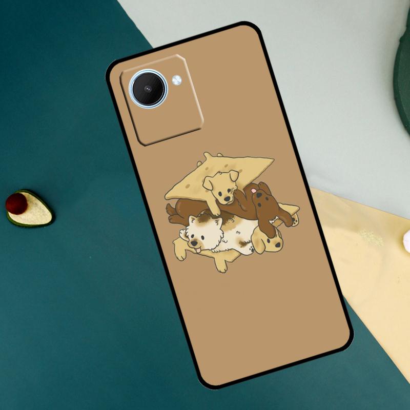 Cartoon Samoyed Dog For Realme 15 14 10 11 12 13 Pro Plus C65 C67 C71 C63 C61 C55 C51 C53 C75 GT6 GT7 Pro Case