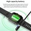 LIGE Aufnahmefunktion SIRI Dial Smart Watch 600MAH Großer Akku TWS Music 100+ Sportuhr True Blood Oxygen Smartwatch Herren