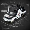 1:32 Scale SVJ63 V12GT Sports Car Model Toy Metal Diecast Music Light Pull Back Miniature Vehicle Models Kids Desktop Ornaments