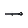 Curtain Rod Kit Extendable Ring From 110 To 200cm Black Stor Planet.