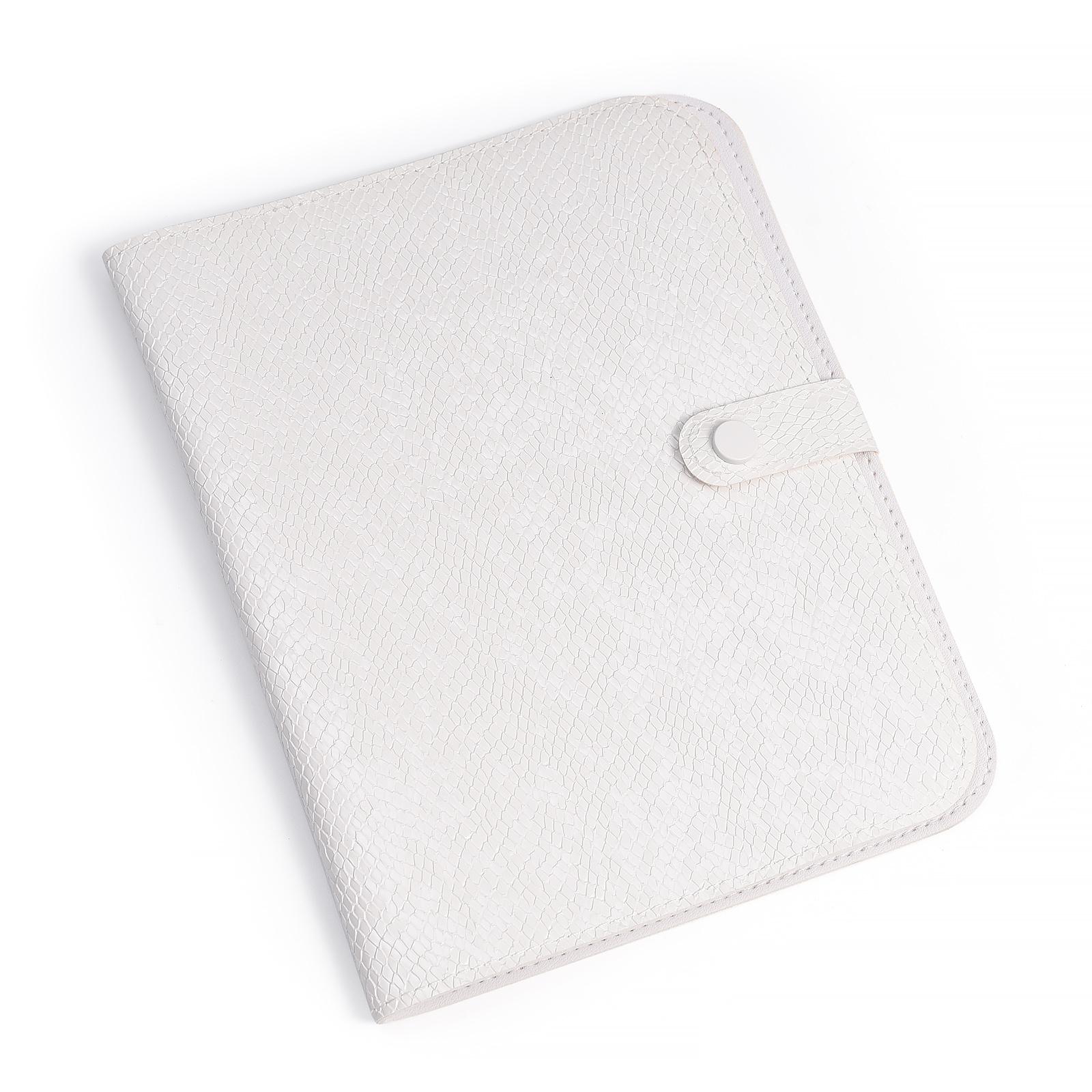 

84 отделения Сумка-органайзер для фрез с принтом «змея», складная, для хранения фрез для ногтей, для демонстрации фрезерных инструментов, пустой контейнер для шлифовальных насадок, сумка из ПУ кожи белый