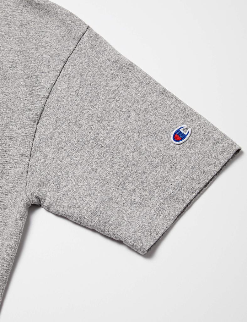 Champion Oxford Gray Short Sleeve Size Dry Made In Men's T-Shirt, M, 100% Cotton, Fit, One-Point Logo, USA, C5-T303