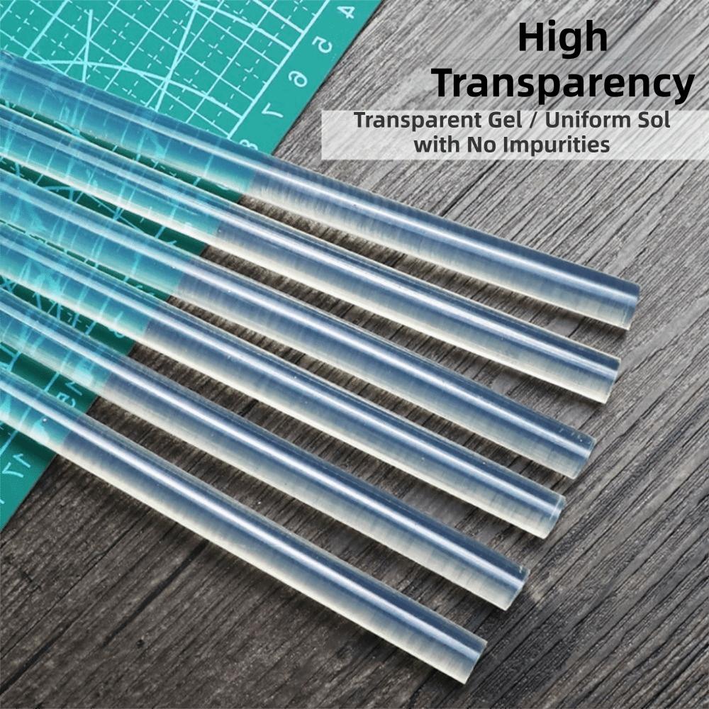 10Pcs Paintless Repair Strip 7*150mm Hot Melt Glue Sticks Strong Viscosity Transparent Hot Melt Adhesive Glue Sticks Industrial
