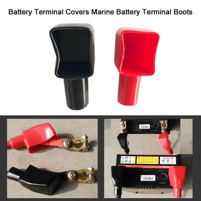 Copri terminali batteria Stivali terminali batteria marina Rosso e nero Positivo e negativo 1 paio 192681