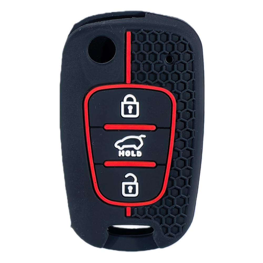 

Силиконовый Чехол-Ключница Для Kia Soul Venga Picanto Rio Sorento Ceed Sportage Для Hyundai i20 i30 Veloster ix20 чёрный
